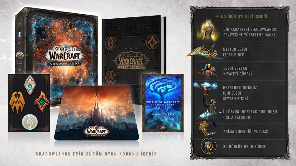 World of Warcraft Shadowlands Koleksiyoncu Sürümü Detayları Açıklandı 