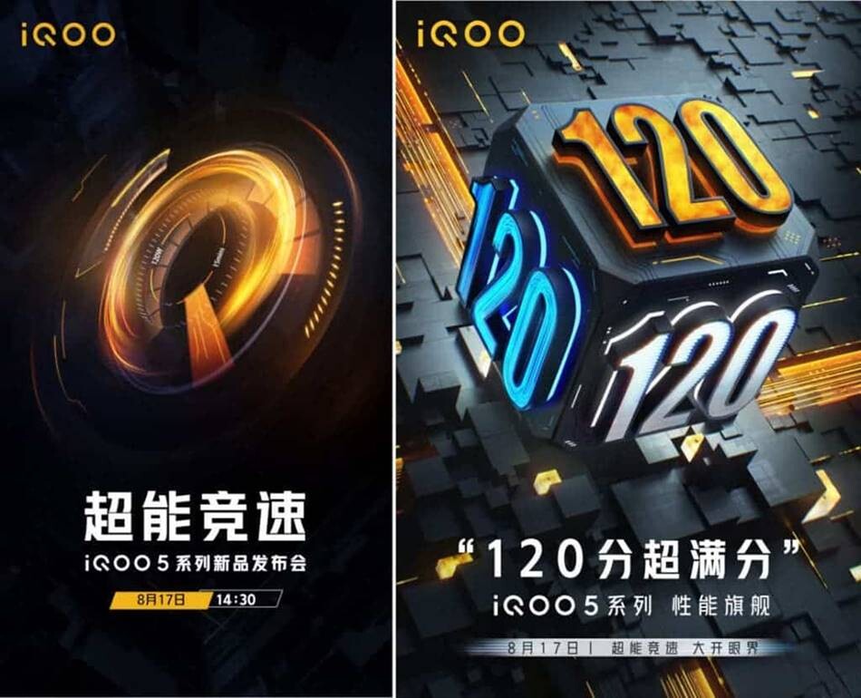 Çinliler Durmuyor: 120W Hızlı Şarj Özelliğine Sahip iQOO 5 Serisi Geliyor! 