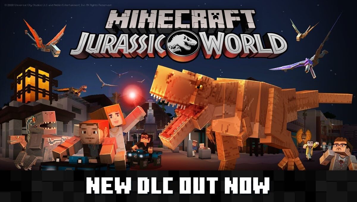 Minecraft'a Jurassic World DLC'si Geldi!  