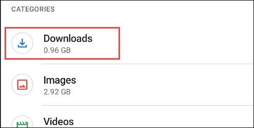Android'de İndirdiğiniz Dosyaları Bulma 