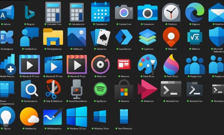 Windows 10 için En İyi 10 Simge Paketi 