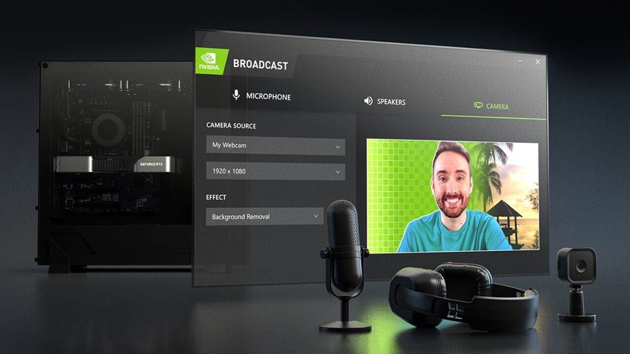 NVIDIA Broadcast Uygulamasını Duyurdu!  