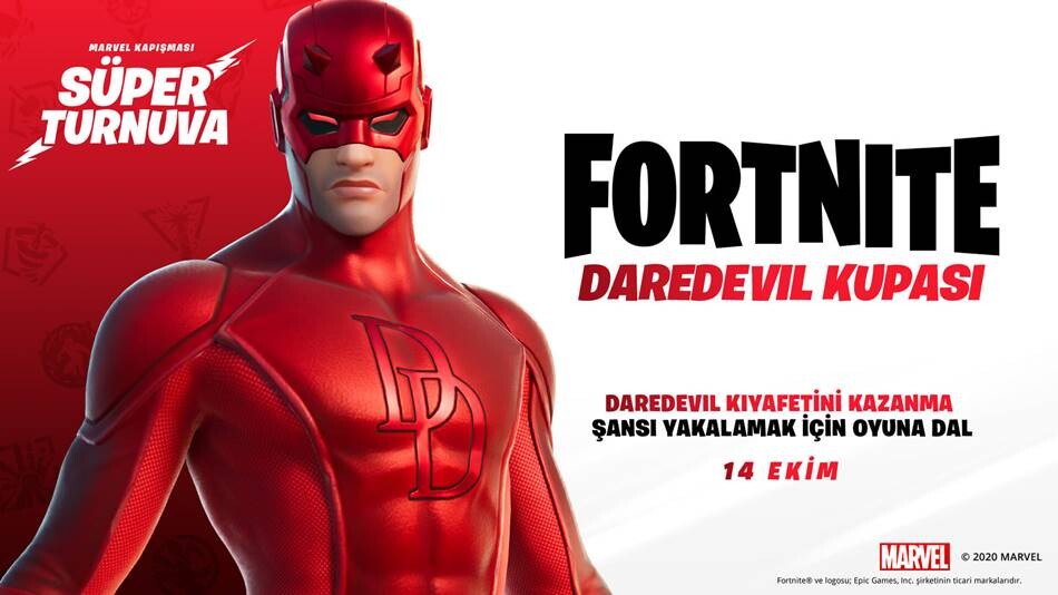 Epic Games, Fortnite Sezon 4'te Daredevil Kostümünü Duyurdu  