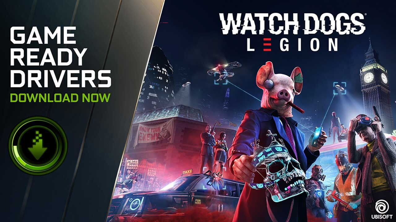 GeForce Game Ready Oyuncuları Watch Dogs: Legion İçin Oyuna Hazır! 