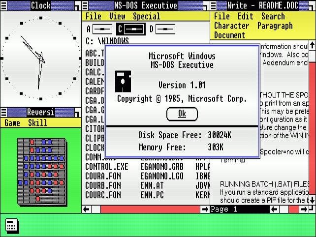 35 Yıllık Microsoft Windows: Windows 1.0'ı Hatırlamak  