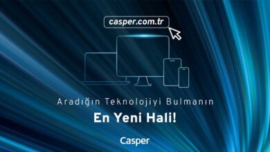 Casper İnternet Sayfasını Yeniledi 
