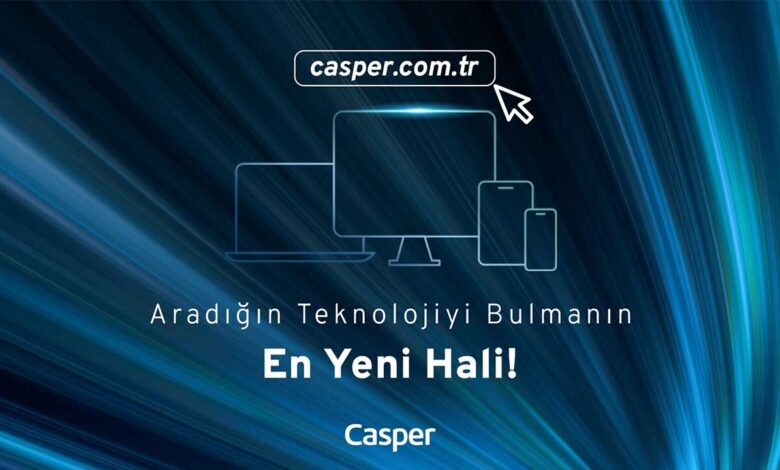 Casper İnternet Sayfasını Yeniledi 