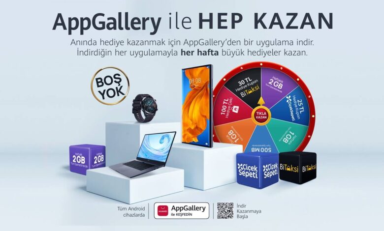 Huawei AppGallery Hep Kazan Kampanyası Devam Ediyor! Huawei AppGallery Hep Kazan Kampanyası Devam Ediyor!