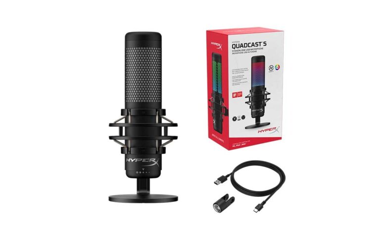 HyperX QuadCast S USB Mikrofonu Duyuruldu HyperX QuadCast S USB Mikrofonu Duyuruldu