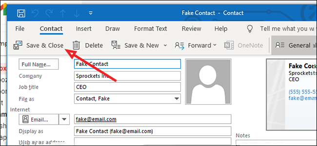 Outlook'ta vCard Özelliği Nasıl Kullanılır? 
