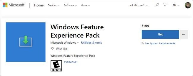 Windows 10'daki "Windows Özellik Deneyimi Paketi" Nedir? 