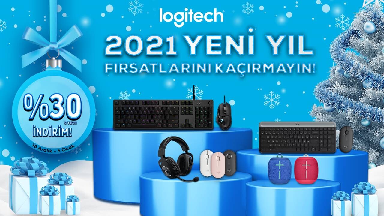 Logitech, Yılbaşına Özel Kampanyası Başladı!  