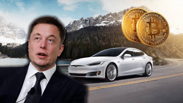 guy buys tesla with bitcoins to dollars