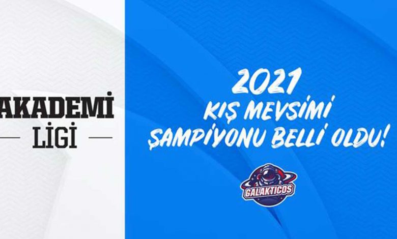 Akademi Ligi Şampiyonu GALAKTICOS Akademi Oldu 
