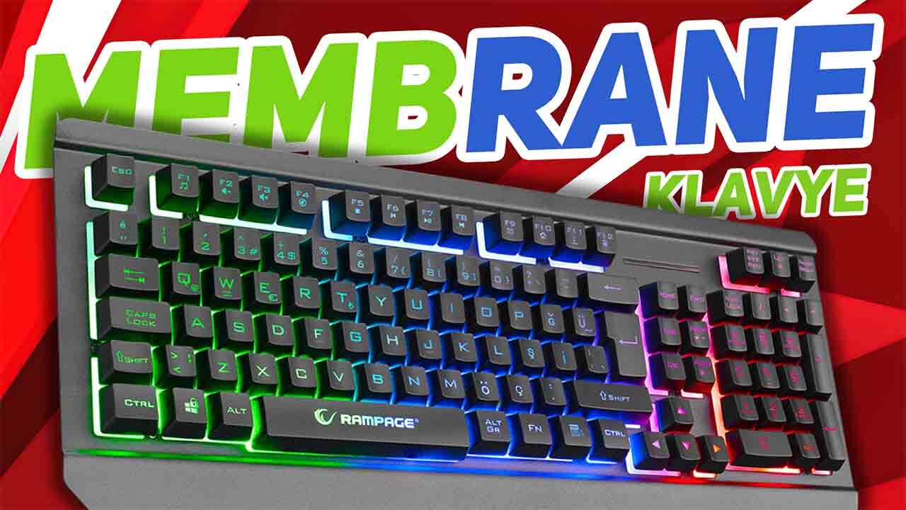 Anti Ghosting Özellikli Membrane Gaming Klavye: Rampage Miracle K3 İncelemesi  
