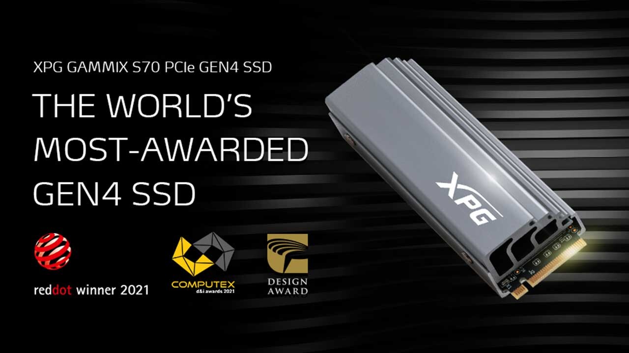 XPG GAMMIX S70 2021 COMPUTEX Ödülü’nü Kazandı 