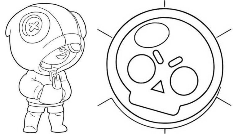 Brawl Stars Boyama (PDF İndir ve Yazdır) - TeknoDiot.com