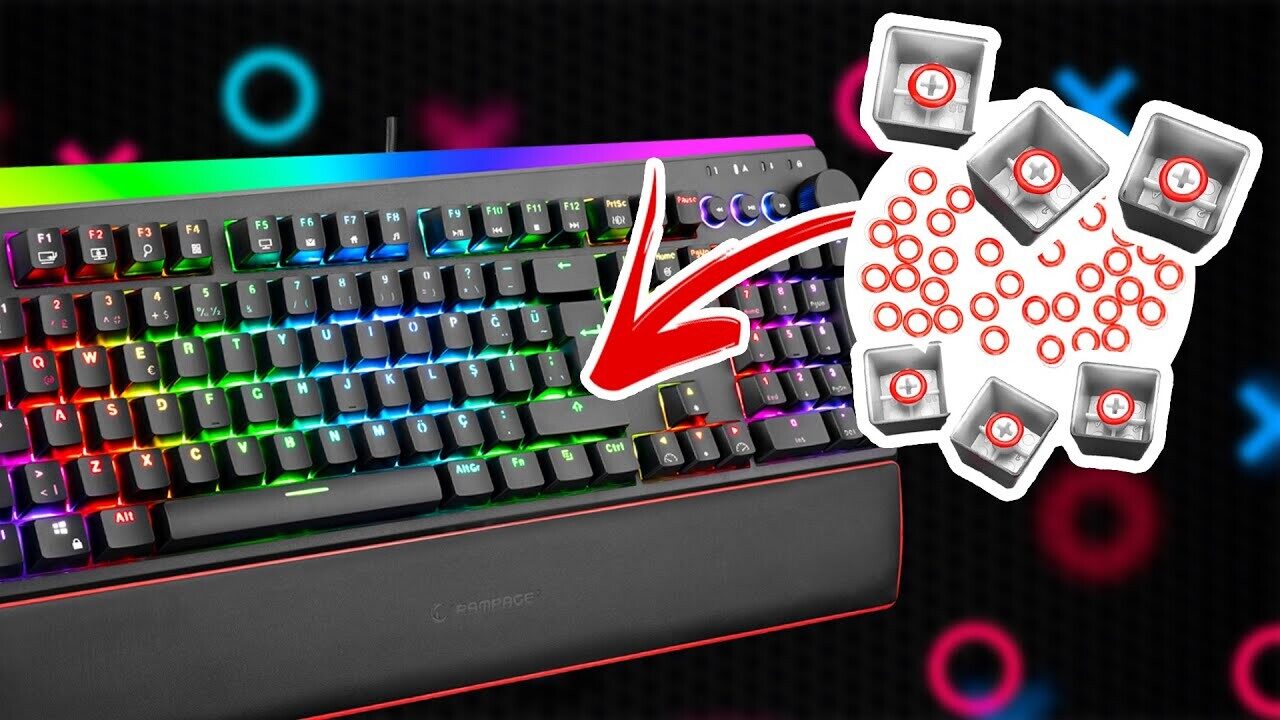 Rampage O-Ring Mekanik Klavye Sessizleştirici İncelemesi  