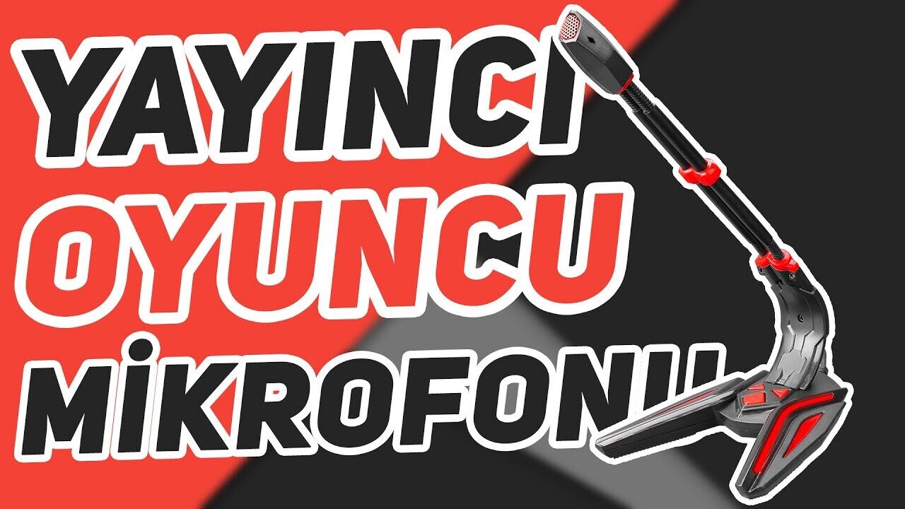 Rampage RMX-M9 Cobra Oyuncu Mikrofonu İncelemesi Rampage RMX-M9 Cobra Oyuncu Mikrofonu İncelemesi