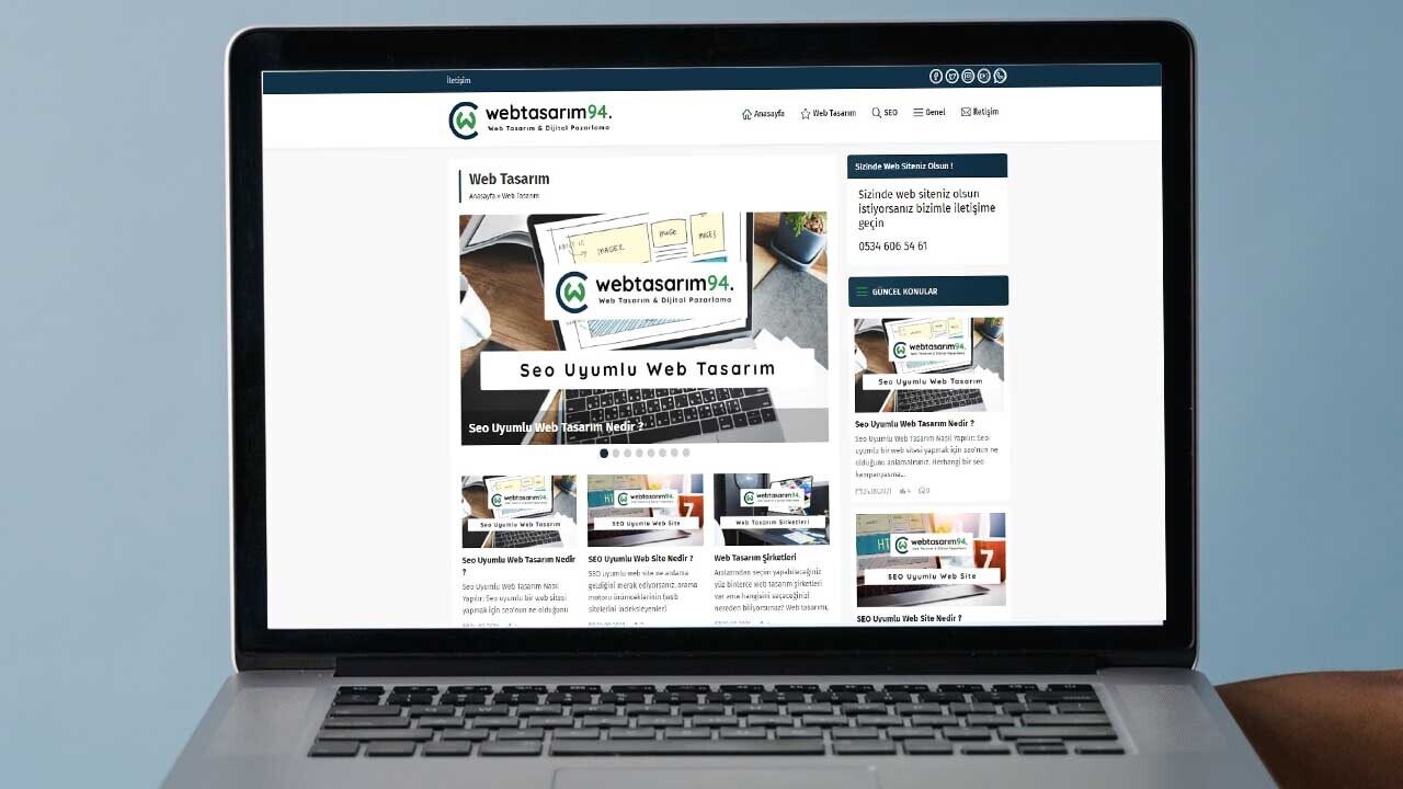 İnternet Sitesi Kurarken Webtasarım94 Yanınızda!  
