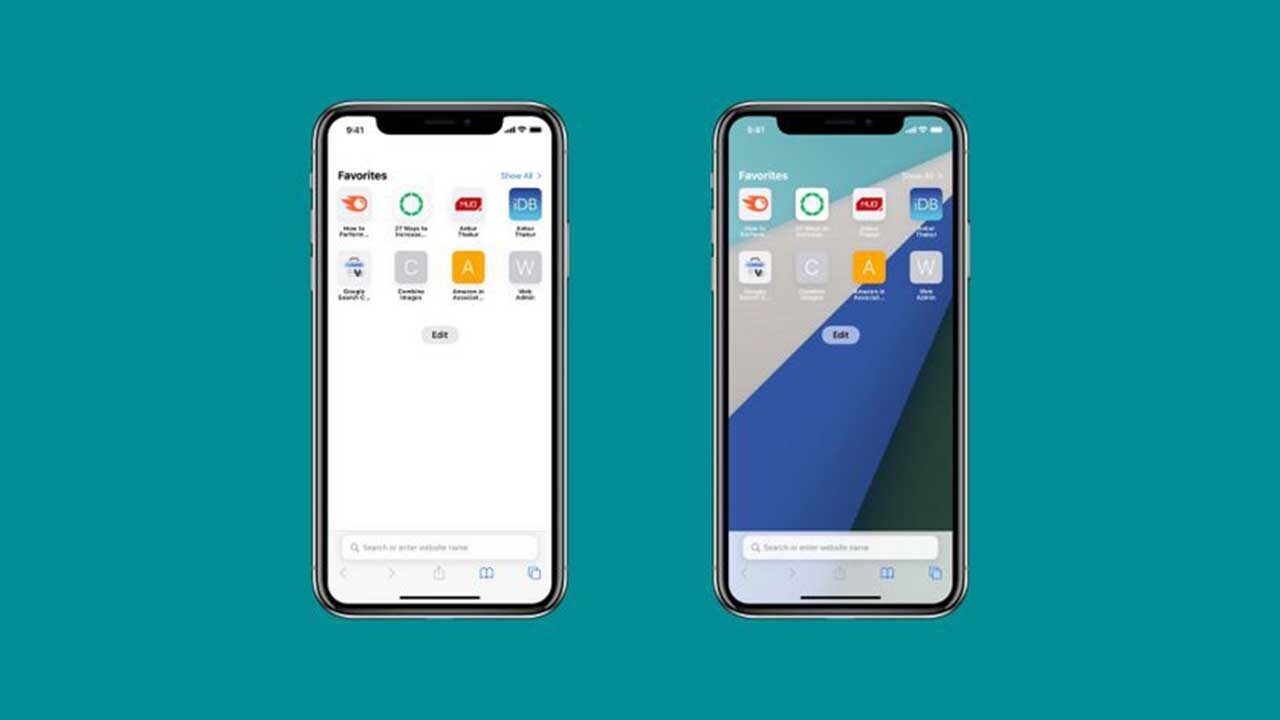 iOS 15'te Safari'ye Özel Arka Plan Nasıl Eklenir?  