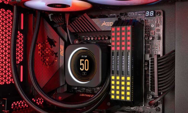 CORSAİR ELİTE LCD CPU Soğutucularını Piyasaya Sürdü 
