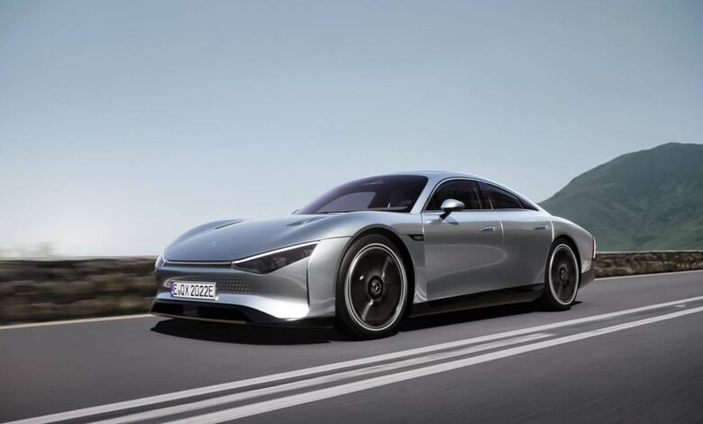 Mercedes'ten Yeni Elektrikli Otomobil: VISION EQXX 