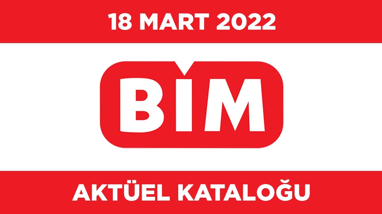 BİM 18 Mart 2022 Aktüel Ürünler Kataloğu  