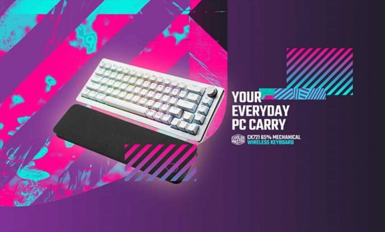 Cooler Master CK721 Kablosuz Mekanik Klavyesi Tanıtıldı! 
