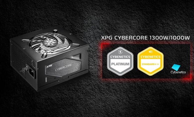 Platinum Sertifikalı Modüler Güç Kaynağı: XPG CYBERCORE 