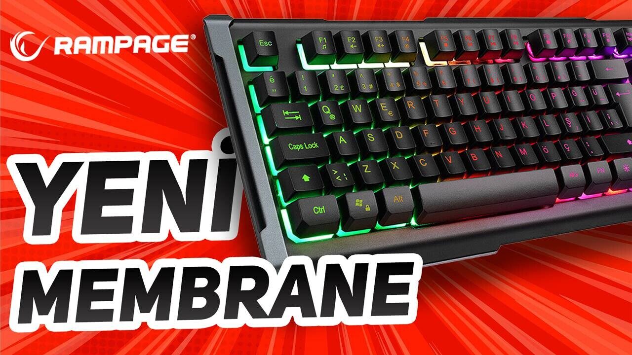 Membrane Özleyenler İçin: Rampage KB-R21 Cyber Oyuncu Klavye İncelemesi  