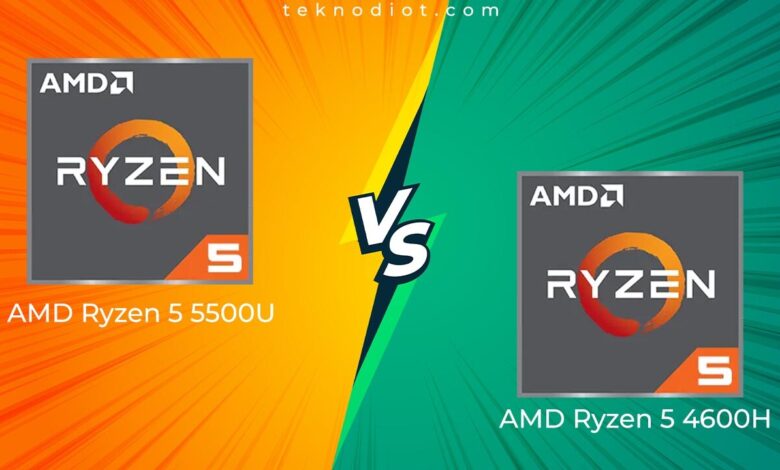 AMD Ryzen 5 5500U vs AMD Ryzen 5 4600H 