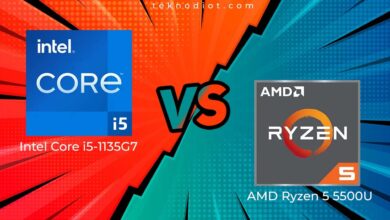 Intel Core i5-1135G7 vs AMD Ryzen 5 5500U 