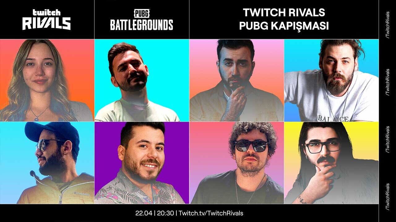Twitch Rivals PUBG Kapışması 22 Nisan Cuma Günü Gerçekleşecek  