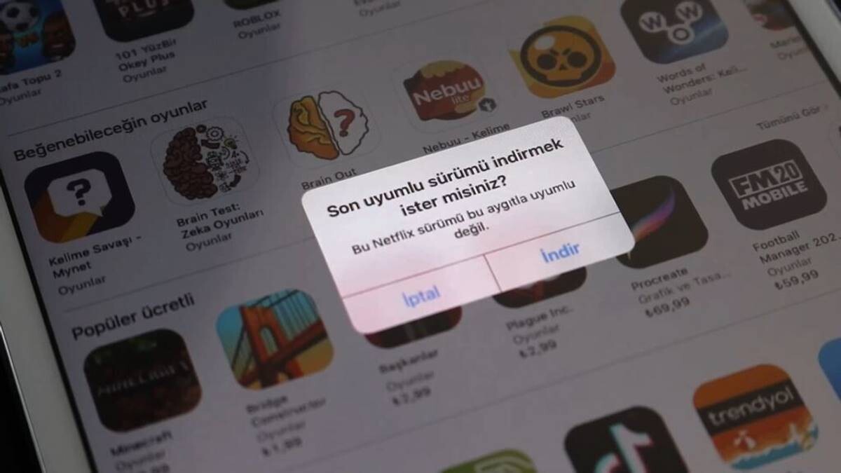 iOS Sürümü Yetmeyen Uygulamaları İndirme (iPhone & iPad) 