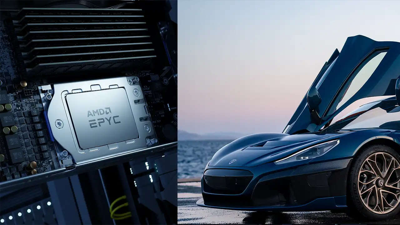 AMD ve Rimac Yeni Nesil Elektrikli Araçlar için Güçlerini Birleştiriyor 