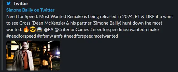 Need for Speed: Most Wanted Remake Geliyor!  