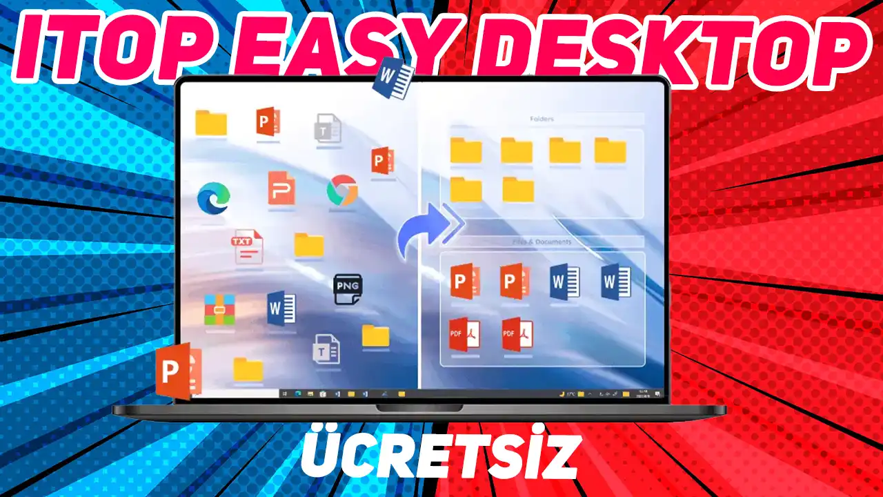 Ücretsiz PC Masaüstü Düzenleyici: iTop Easy Desktop  