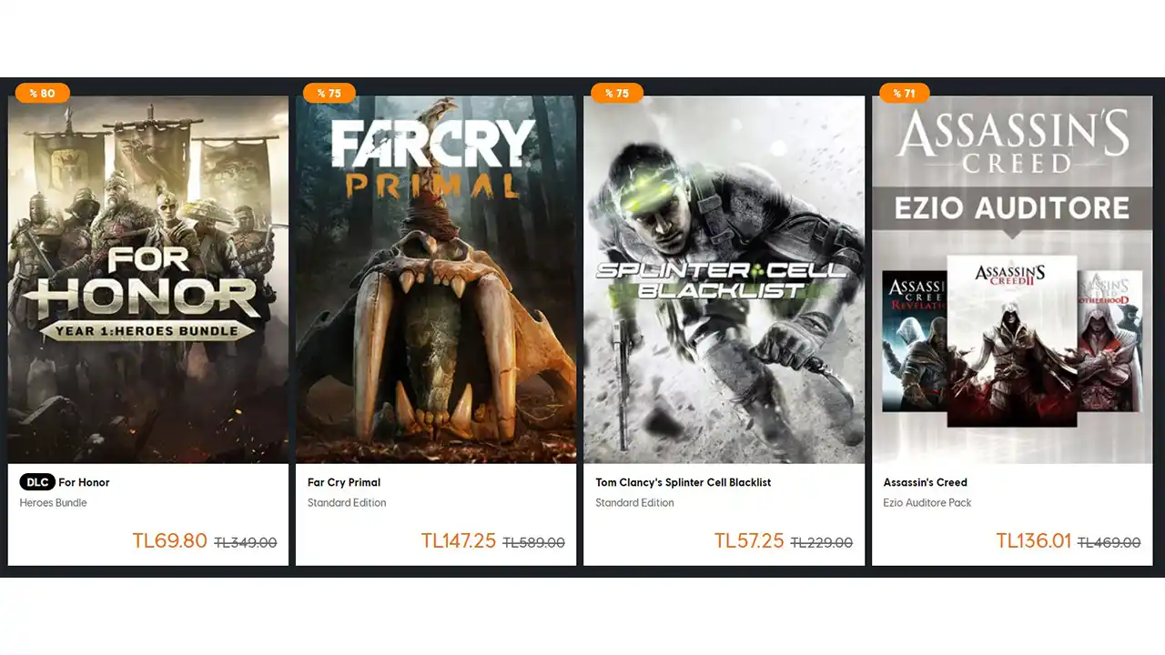 Birçok Ubisoft Oyunu Büyük İndirime Girdi: Far Cry, Assassin’s Creed ve Dahası  