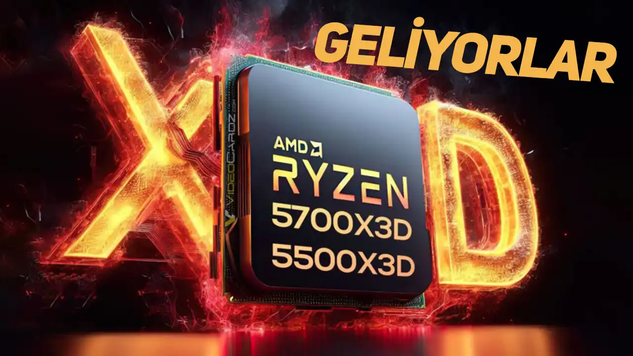 AMD, 96 MB L3 Önbelleğe Sahip 8 Çekirdekli Ryzen 7 5700X3D ve 6 Çekirdekli Ryzen 5 5500X3D'yi Hazırlıyor 