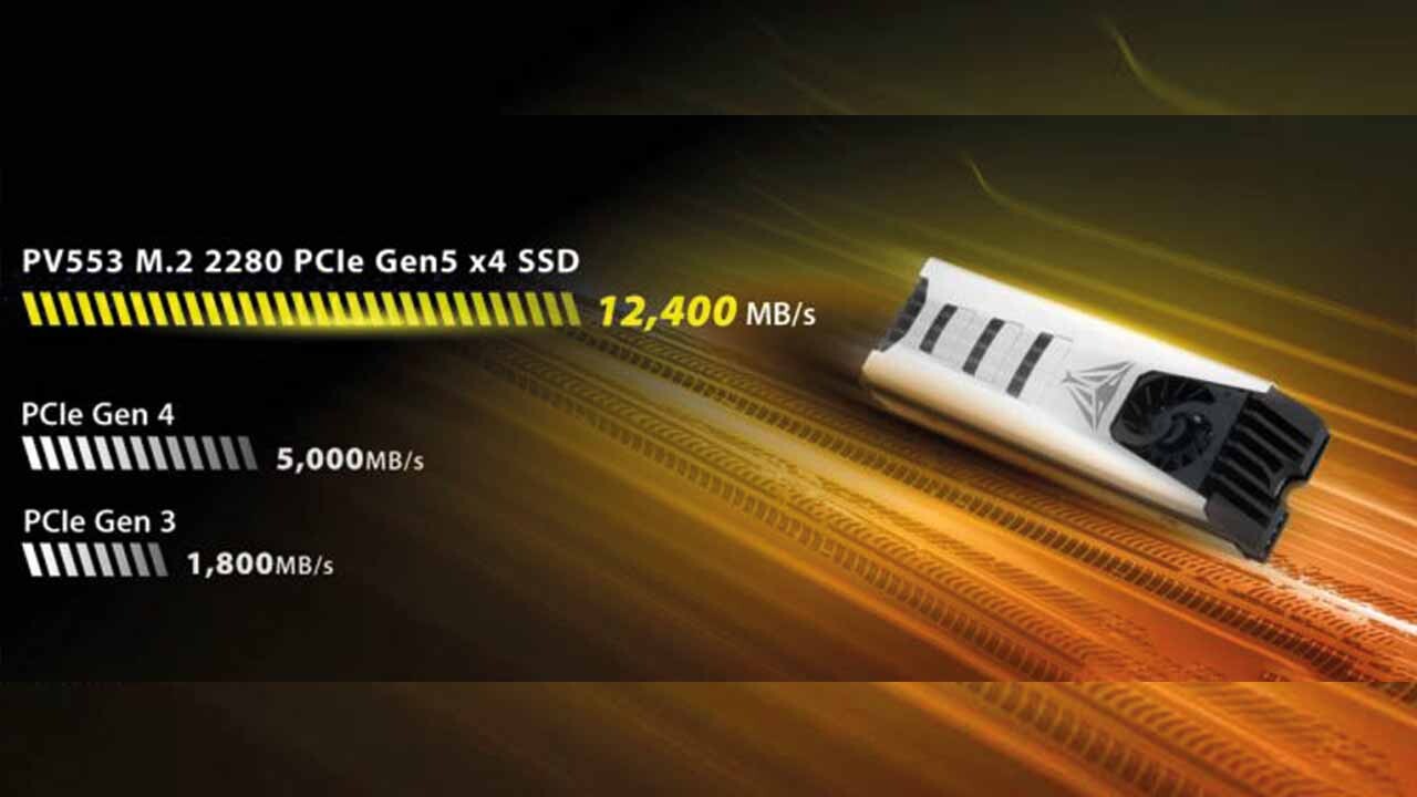 Patriot Memory, Viper PV553 PCIe Gen5 SSD'yi Tanıttı 