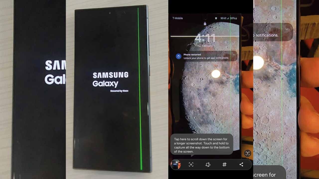 Samsung Galaxy S24 Ultra'da şikayet: Ekranda Yeşil Bir Çizgi Beliriyor 