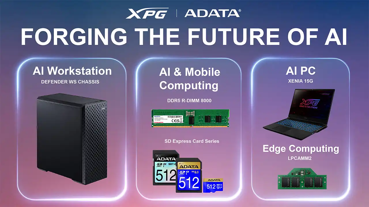 ADATA ve XPG, En Yeni Teknolojilerini Computex 2024'te Tanıtacak! 