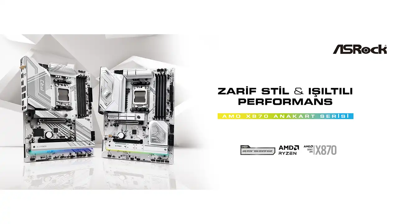 ASRock Yeni X870E/X870 Serisi Anakartlarını Tanıttı: AMD Ryzen 9000 Serisi İşlemcilere Hazır 