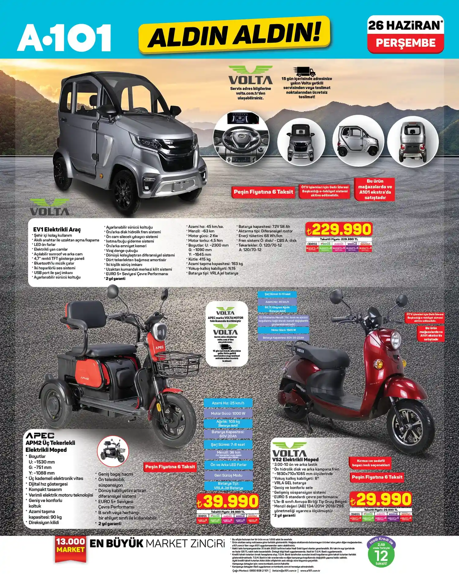 A101 26 Haziran 2025 Aktüel Ürünler Kataloğu 