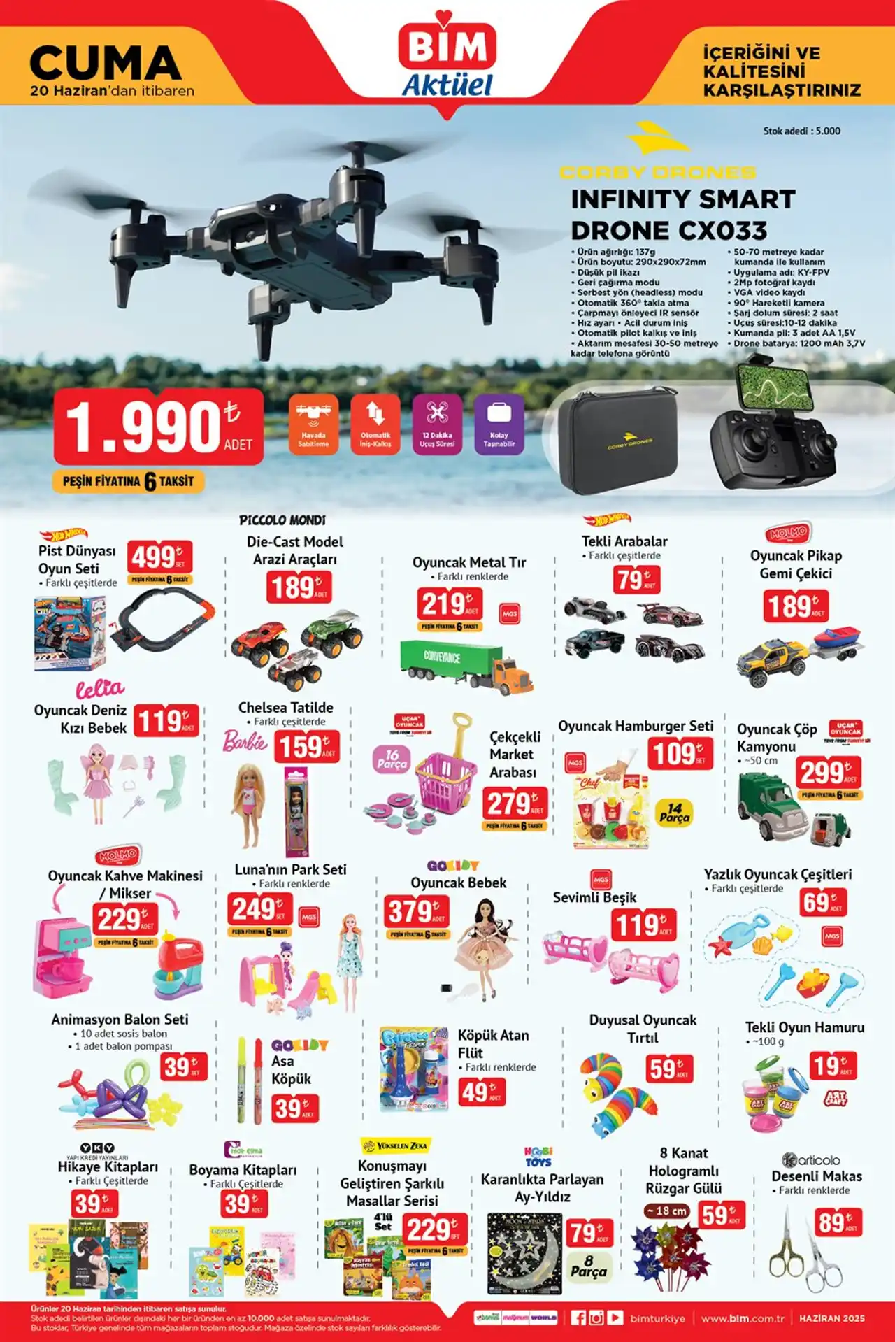 BİM 20 Haziran 2025 Aktüel Ürünler Kataloğu 