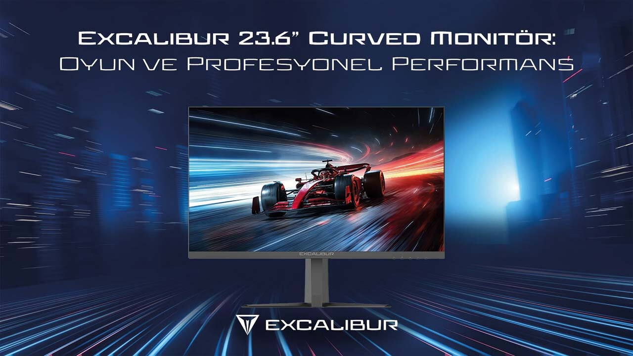 Casper, Excalibur 23.6” Kavisli Monitörünü Satışa Sundu 