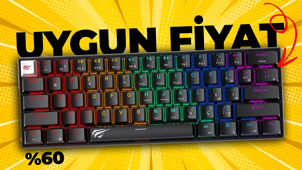Havit Gamenote KB903L Mekanik Klavye İncelemesi (%60) 