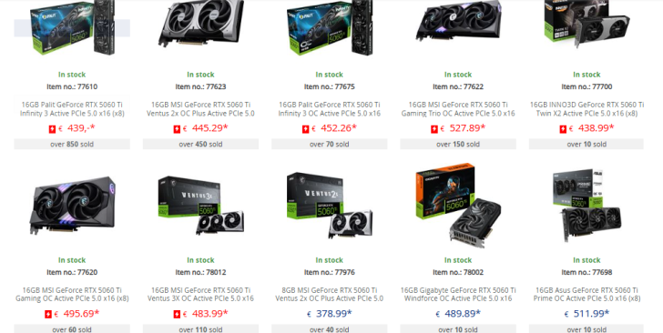 8 GB Bellekli NVIDIA ve AMD Ekran Kartlarının Satışları Çok Düştü! 