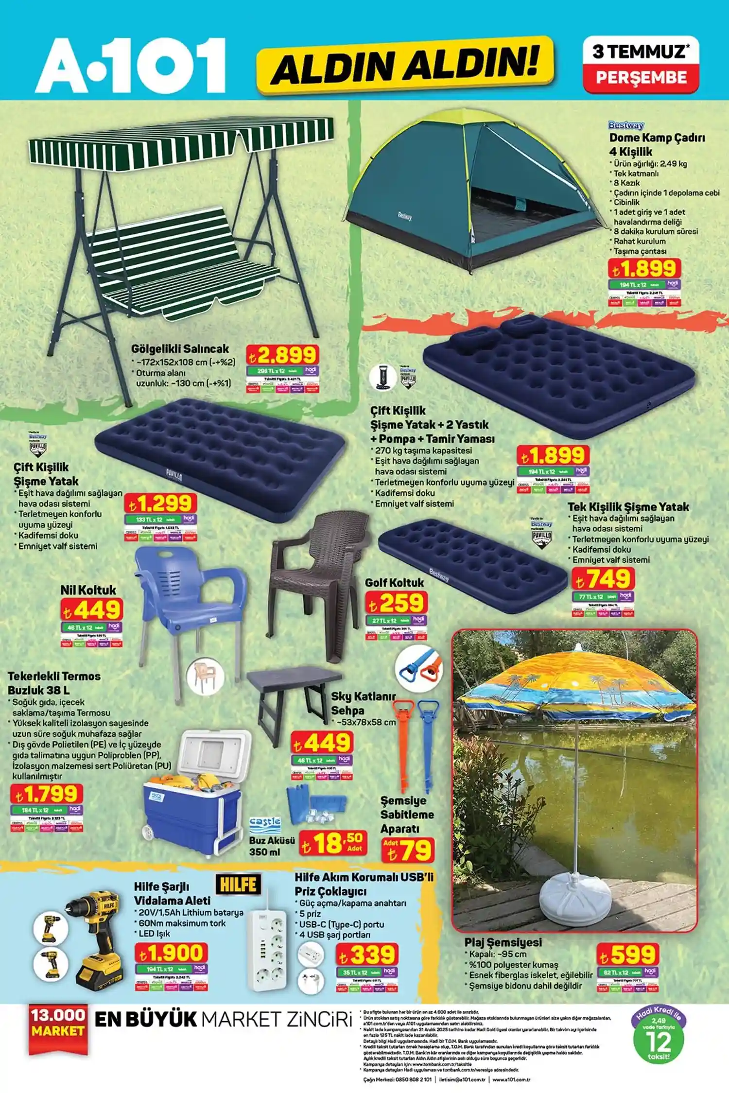 A101 3 Temmuz 2025 Aktüel Ürünler Kataloğu 